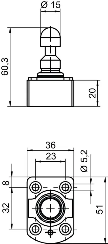 Produktfoto 1 von Leuze Electronic L250-P41ML-M12B8-UCA, Sicherheits-Zuhaltung