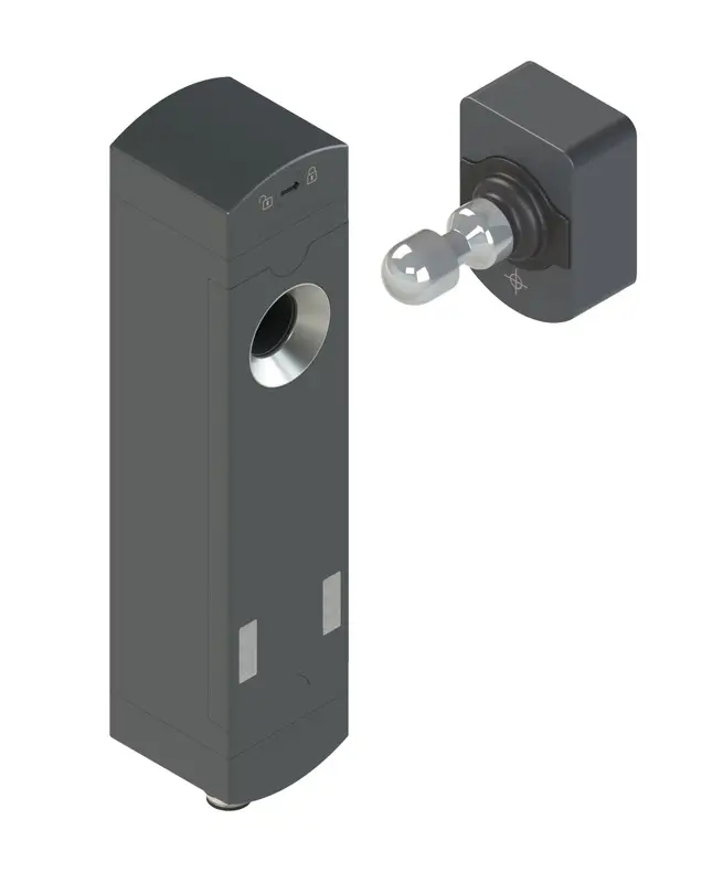 Produktfoto 1 von Leuze Electronic L250-P41ML-M12S12-UCA, Sicherheits-Zuhaltung