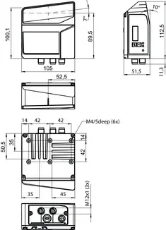 Produktfoto 1 von Leuze Electronic FBPS 617i 17 SM 110 H, Barcode Positioniersystem