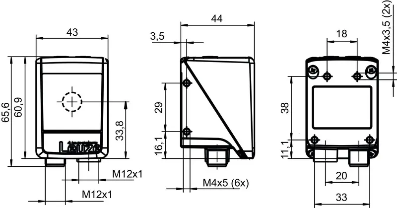 Produktfoto 1 von Leuze Electronic IPS 458i FIX-F2-102-I3-G, Smart Kamera