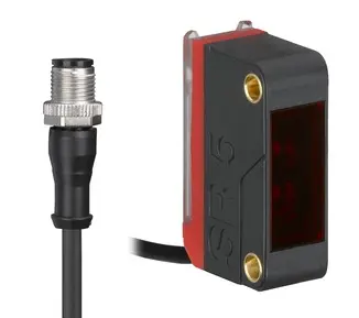 Produktfoto 1 von Leuze Electronic PRK5B/4X-200-M12, Reflex-Lichtschranke polarisiert