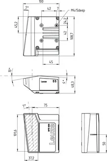 Produktfoto 1 von Leuze Electronic BPS 307i SM 100 H 02, Barcode Positioniersystem