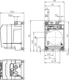 Produktfoto 1 von Leuze Electronic DDLS 538 200.4 L S3, Optische Datenübertragung