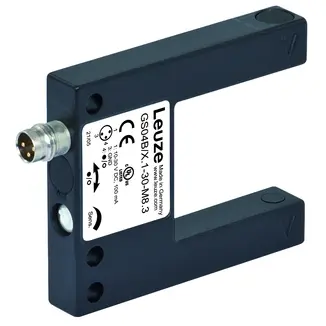 Produktfoto 1 von Leuze Electronic GS04B/P.1-30-M8.3, Gabel-Lichtschranke