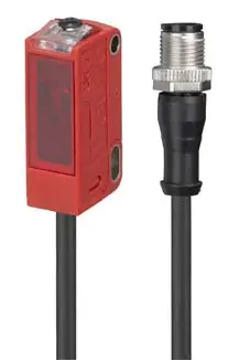 Produktfoto 1 von Leuze Electronic PRK3C.T3/6G-200-M12, Reflex-Lichtschranke polarisiert