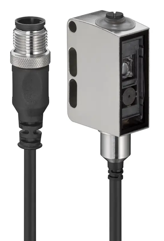 Produktfoto 1 von Leuze Electronic HT55CL1/LG-200-M12, Taster Hintergrundausblendung