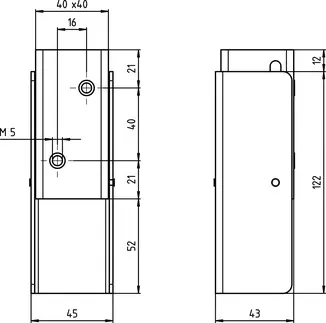 Produktfoto 1 von Leuze Electronic AC-L300-LCK, Lock-out Vorrichtung