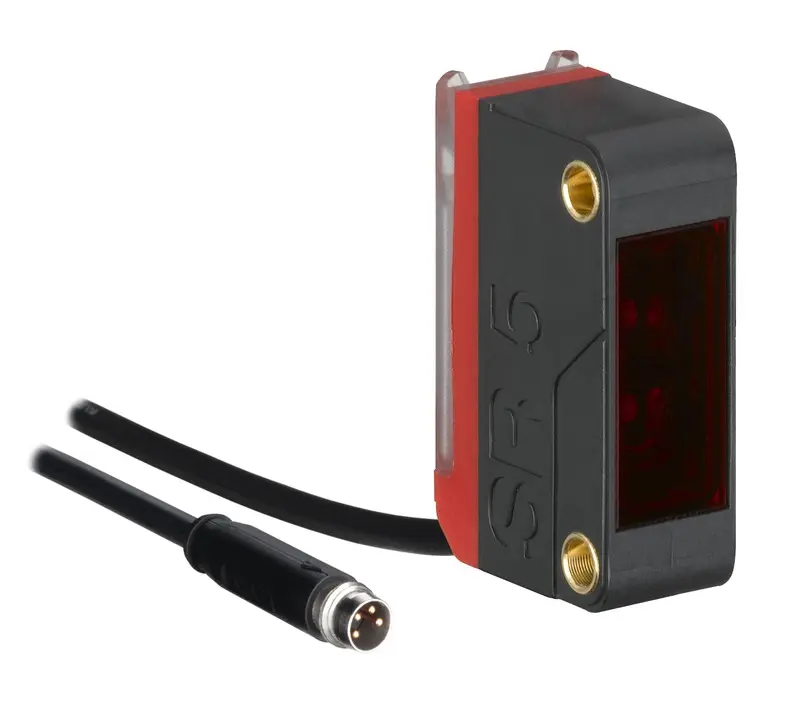 Produktfoto 1 von Leuze Electronic PRK5B/4X-2000-M8, Reflex-Lichtschranke polarisiert