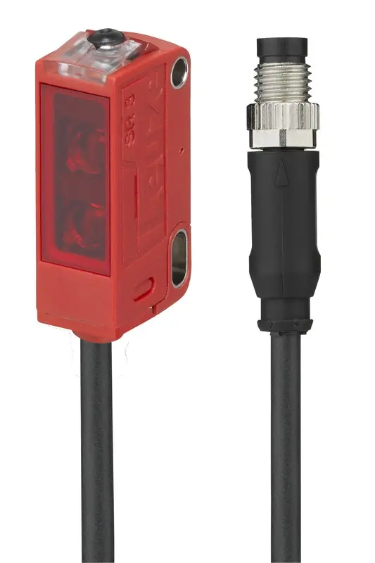 Produktfoto 1 von Leuze Electronic ODT3CL1-2M.3/L6-200-M8, Distanztaster Hintergrundausblendung