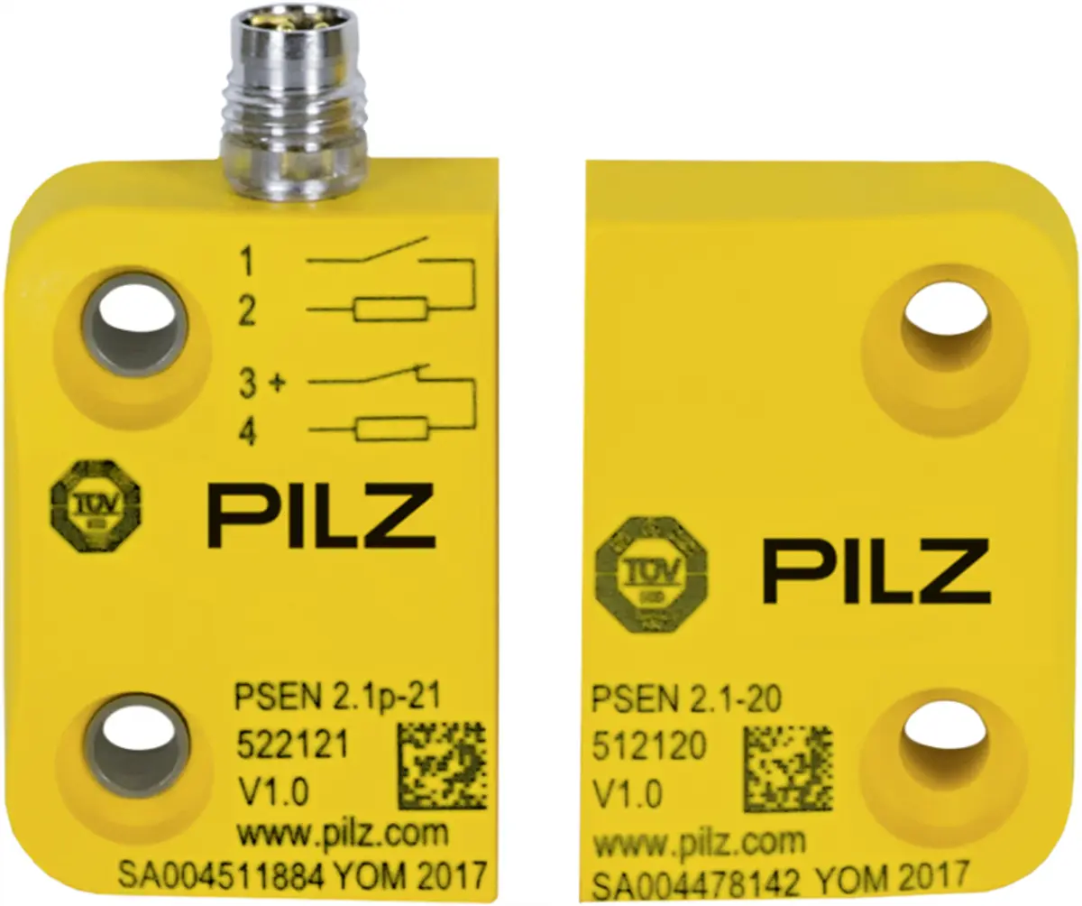 Produktfoto 1 von PILZ PSEN 2.1p-21/PSEN 2.1-20 /8mm/LED/1unit, PSENmag für elektron. Schaltgeräte