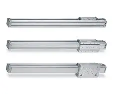 Camozzi 52G8P25A0200 Kolbenstangenloser Zylinder, gedämpft, Serie 52