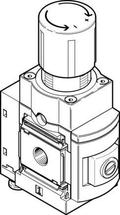 FESTO MS6-LRPB-1/2-D4-A8, Präzisions-Druckregelventil, P\n: 534914
