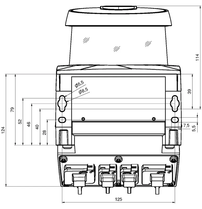 Produktfoto 1 von Leuze Electronic RSL420P-M/CU400P-AIDA-OF, Sicherheits-Laserscanner