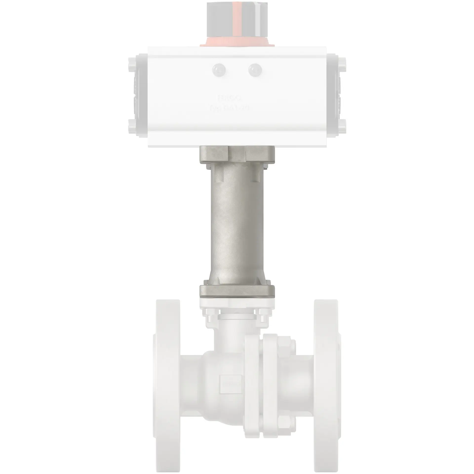 Produktfoto 1 von Fergo SV4-3 Spindelverlängerung 100mm für Kugelhahn ISO 5211 Edelstahl