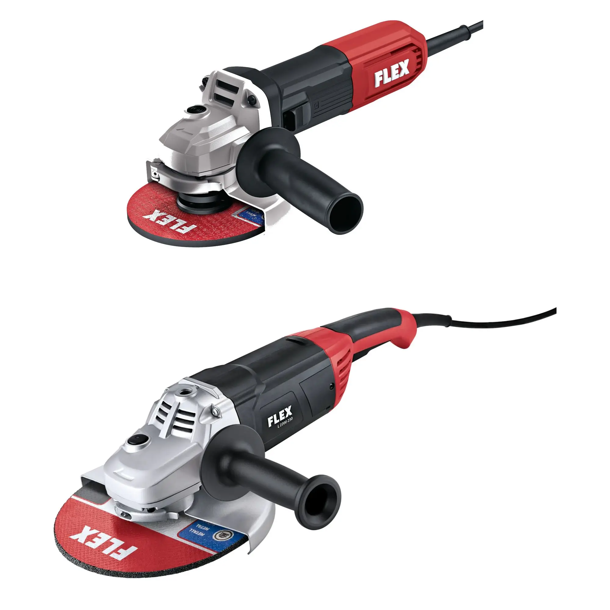 Produktfoto 1 von FLEX Tools 532779, Winkelschleifer Set L 2200 230+L 1100 125 Set 230/CEE