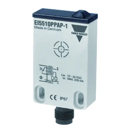 Produktfoto 1 von Carlo Gavazzi EI5515NPAP, IND PROX FLATPK NPN NO+NC,CAB