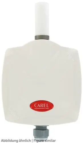 Carel DPPC111000, Temperatur- und Feuchtefühler Wandmontage NTC
