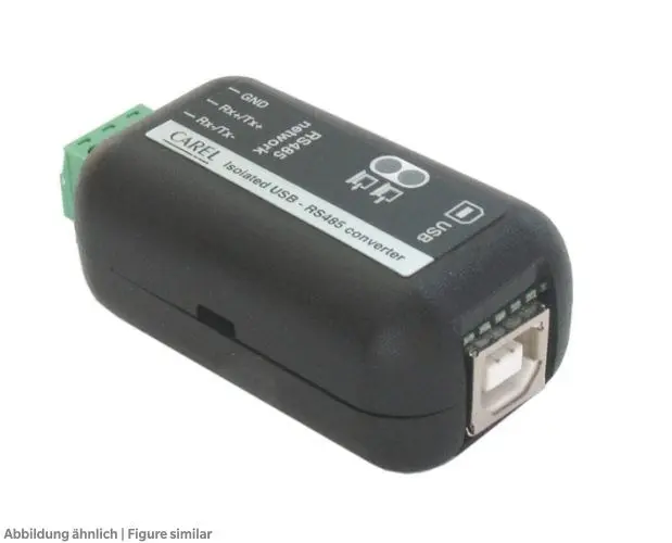 Produktfoto 1 von Carel CVSTDUMOR0, Konverter Kit RS 485-USB 3-Pin Anschluss mit USB-Anschlusskabel