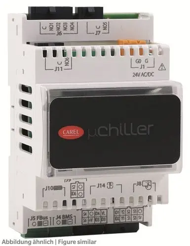 Produktfoto 1 von Carel UCHBD00001230, Microchiller Standard DIN-Schiene,24Vac