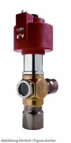 Produktfoto 1 von Carel E4V95BST00, Elektron. Expansionsventil 28x35 mm löt mit Schauglas