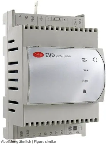 Produktfoto 1 von Carel EVD0000E20, Überhitzungsregler Carel EVD evolution Universal, RS485, inkl. Klemmen