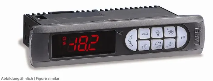 Produktfoto 1 von Carel PB00C0HN10, Kühlstellenregler Powercompact PB00C0HN10, 115-230V AC, 4 Relais