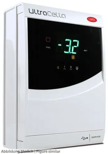 Produktfoto 1 von Carel WB000SG0F0, UltraCella Kompaktschaltschrank 230V einzeiliges Display grün