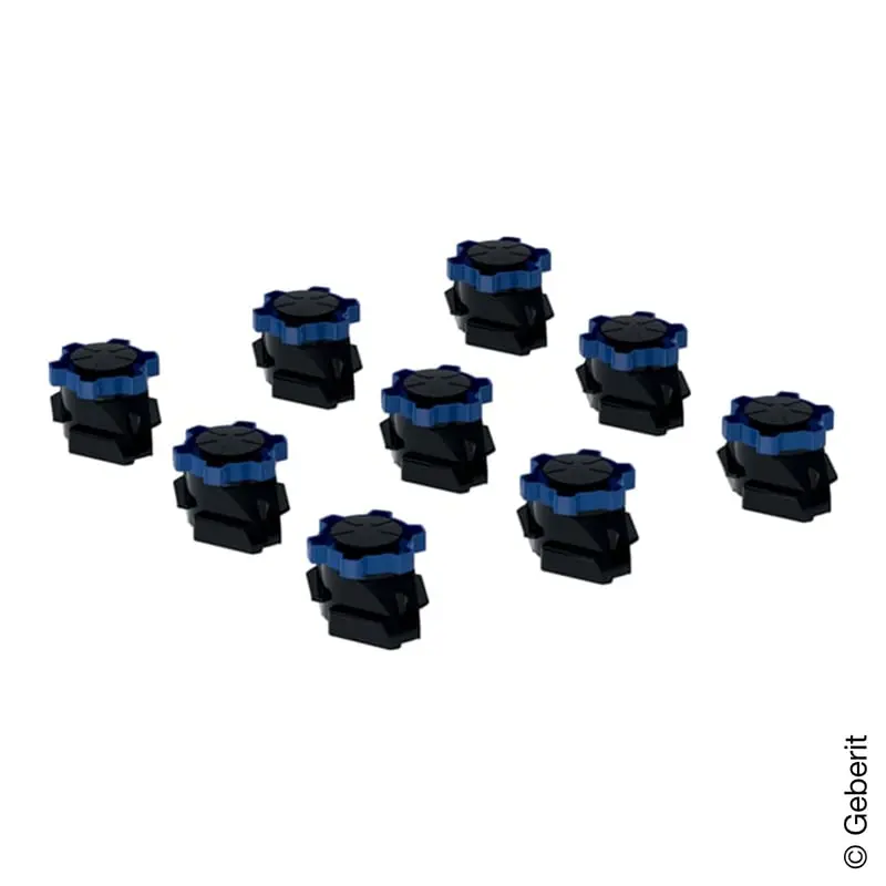 Produktfoto 1 von Geberit 554952001, Universal Set Füße Set für Duschwanne Inhalt: 9 Stück