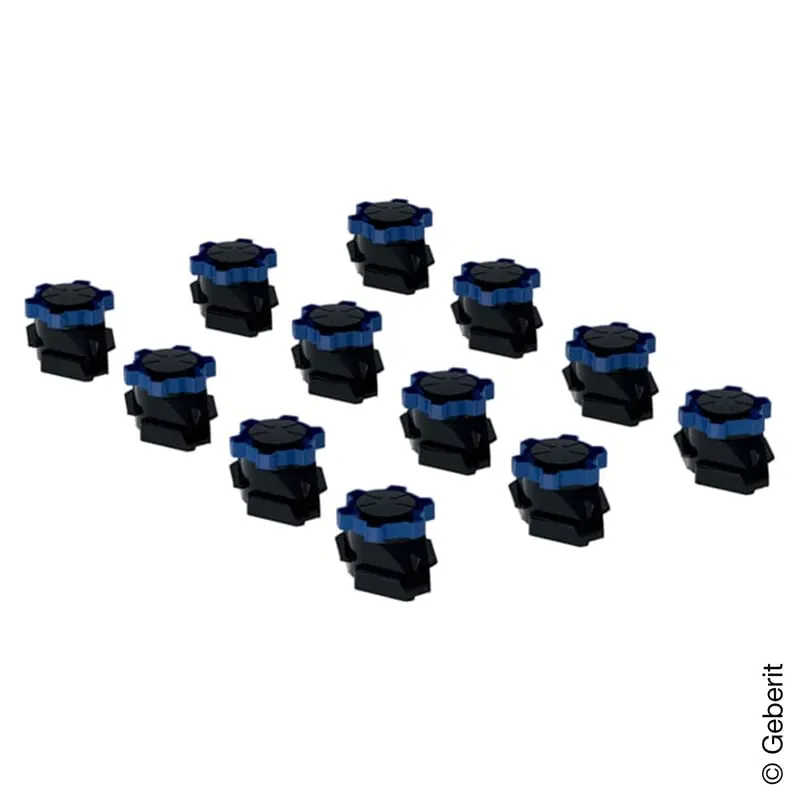 Produktfoto 1 von Geberit 554952002, Universal Set Füße Set für Duschwanne Inhalt: 12 Stück
