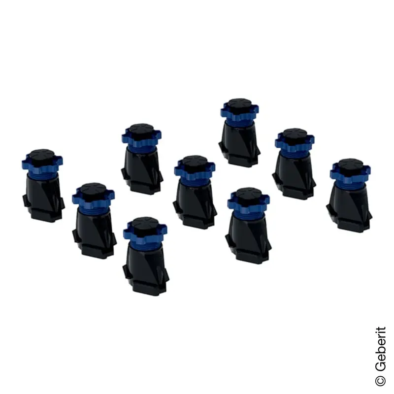 Produktfoto 1 von Geberit 554953001, Universal Set Füße Set für Duschwanne Inhalt: 9 Stück