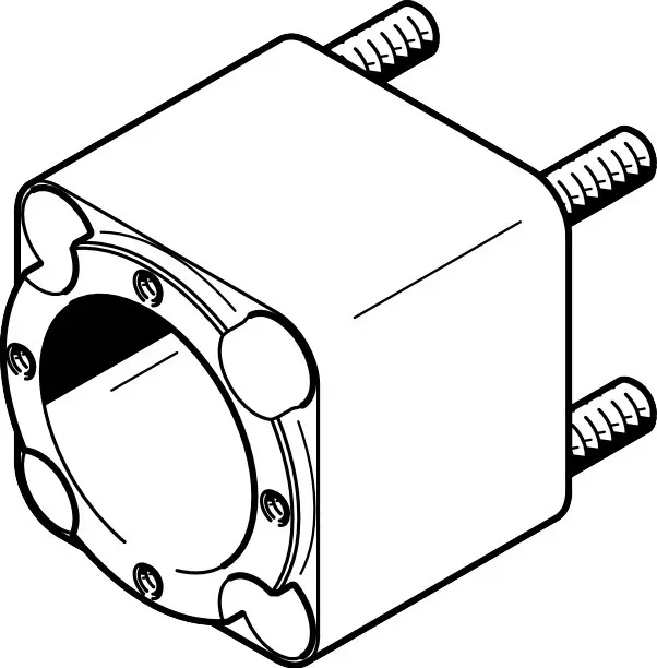 Produktfoto 1 von FESTO EAMK-A-D32-44A/C, Kupplungsgehäuse, SKU: 551006