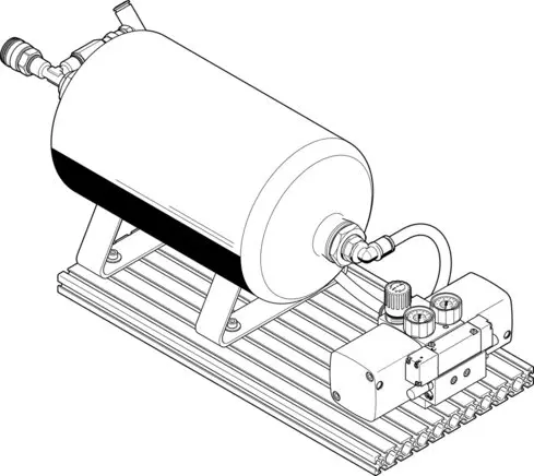 Produktfoto 1 von FESTO DPA-40-16-CRVZS5, Druckbooster, P\n: 552931