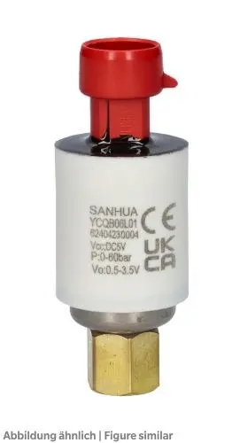 Produktfoto 1 von Sanhua 10185067202, Druckmessumformer YCQB06L01, -1/60bar 0,5/3,5V