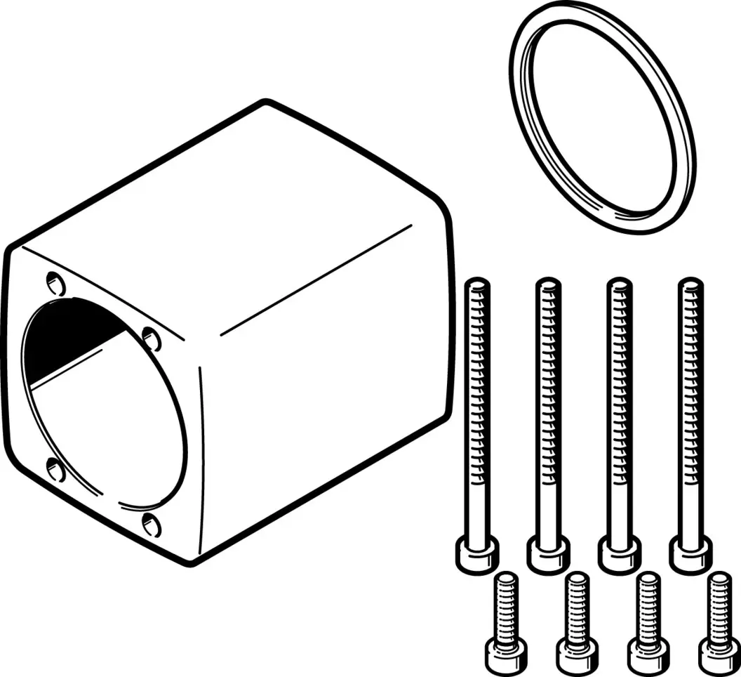 Produktfoto 1 von FESTO EAMK-A-D32-35A-40P, Kupplungsgehäuse, P\n: 2207509