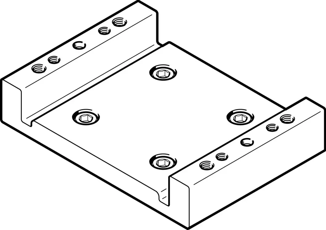 Produktfoto 1 von FESTO EASA-S1-46, Schlittenadapter, P\n: 562746