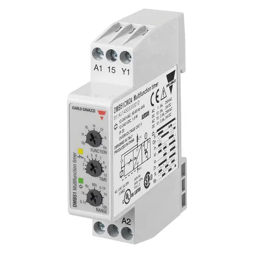 Produktfoto 1 von Carlo Gavazzi DMB51CM24, SPDT-MULTIFUNKTIONSTIMER