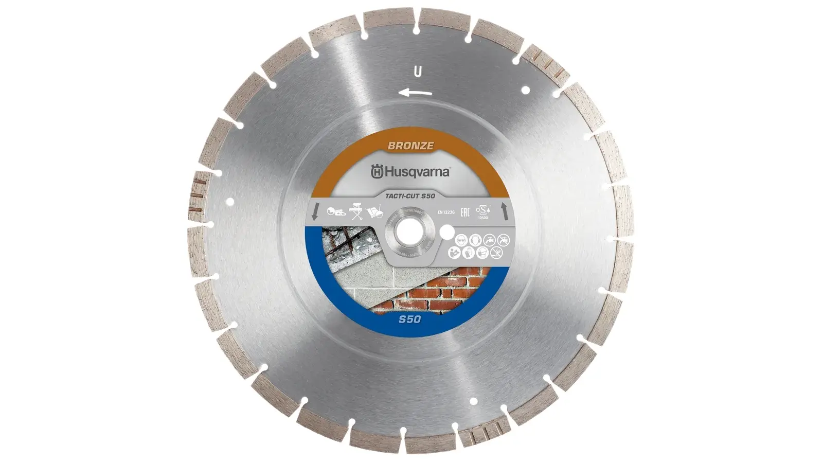 Produktfoto 1 von Husqvarna 579815611, Diamanttrennscheibe Tacti-Cut S50+ - Ø300mm