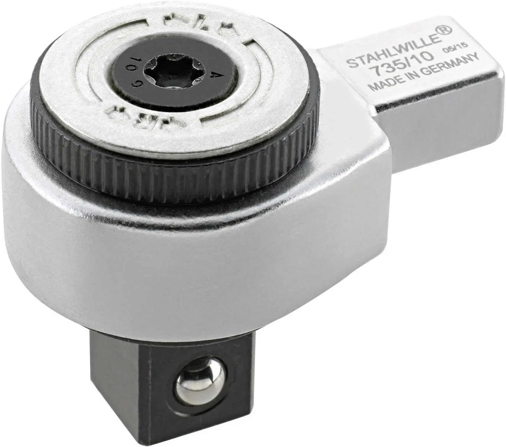 Produktfoto 1 von Stahlwille 58250005, 735/5 Einsteckknarre 3/8" (10 mm)