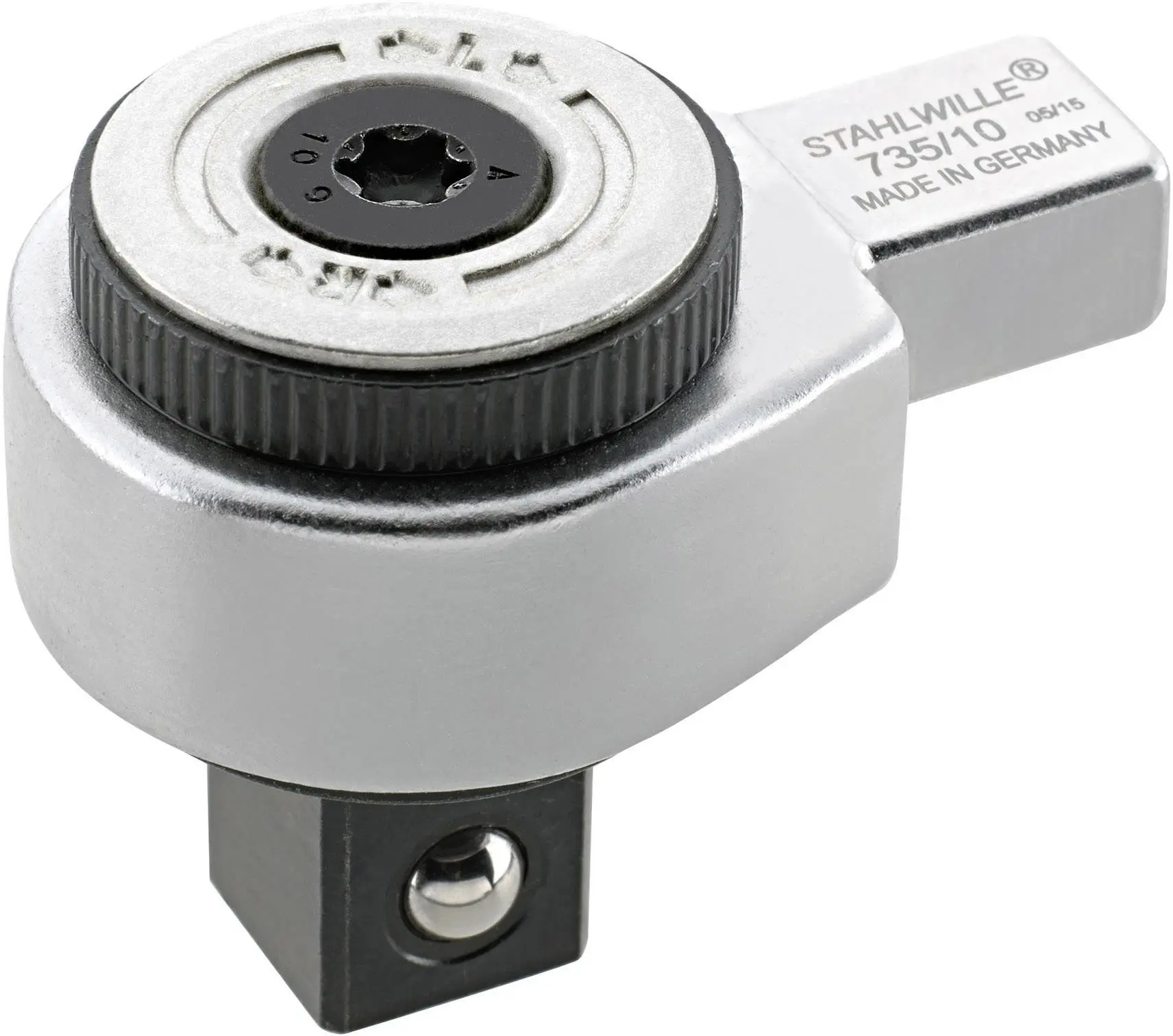 Produktfoto 1 von Stahlwille 58250010, 735/10 Einsteckknarre 1/2" (12.5 mm)