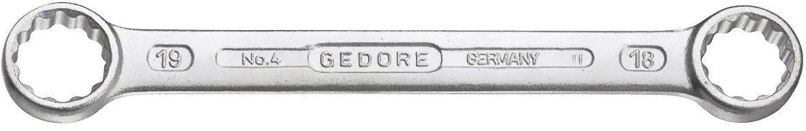Produktfoto 1 von Gedore 6062190 4-120 Doppel-Ringschlüssel Schlüsselweite (Metrisch) 6 - 32 mm