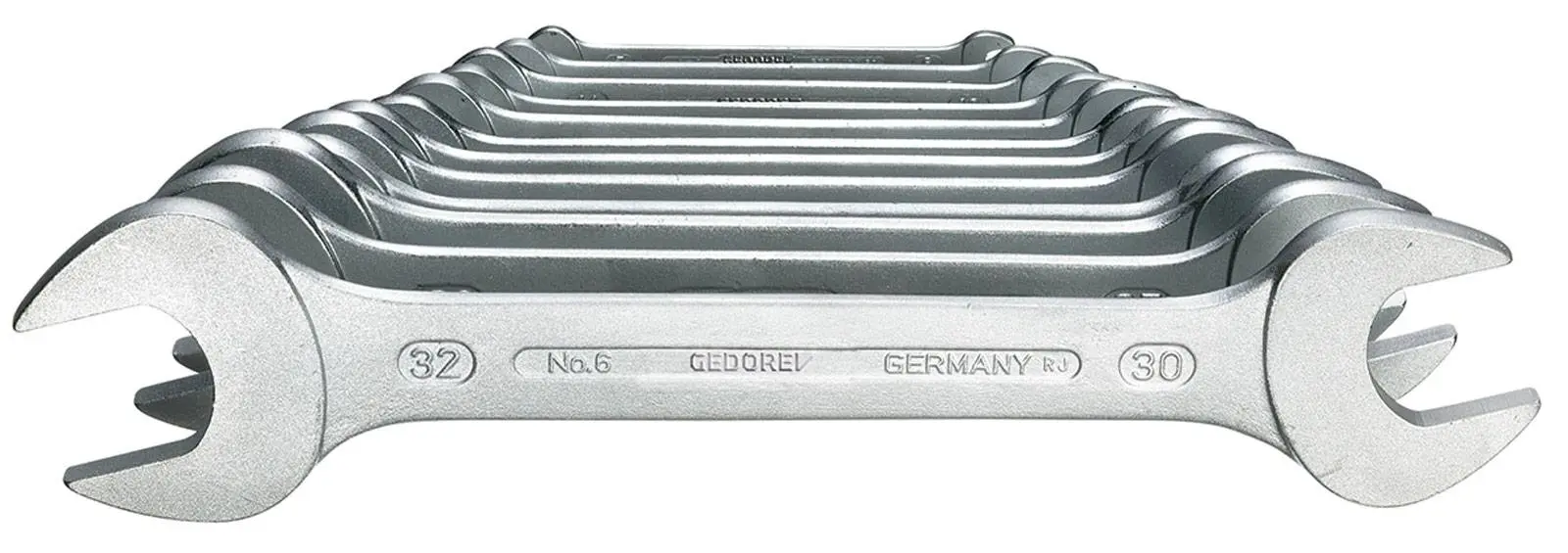 Produktfoto 1 von Gedore 6077700 Doppel-Maulschluessel-Satz 12-teilig 6-32mm