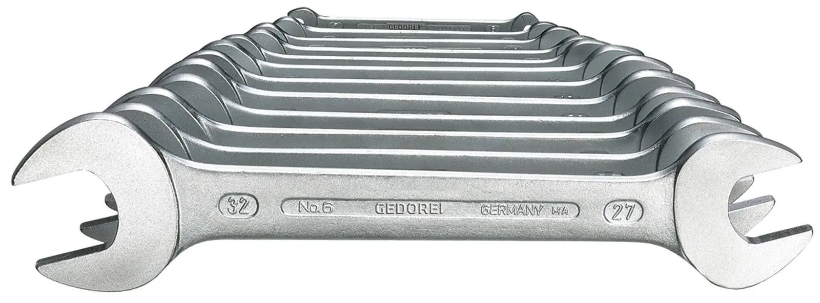 Produktfoto 1 von Gedore 6077890 Doppel-Maulschluessel-Satz 12-teilig 6-32 mm