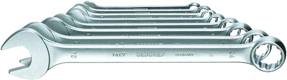 Produktfoto 1 von Gedore 6092770 Ring-Maulschluessel-Satz 8-teilig 10-24 mm