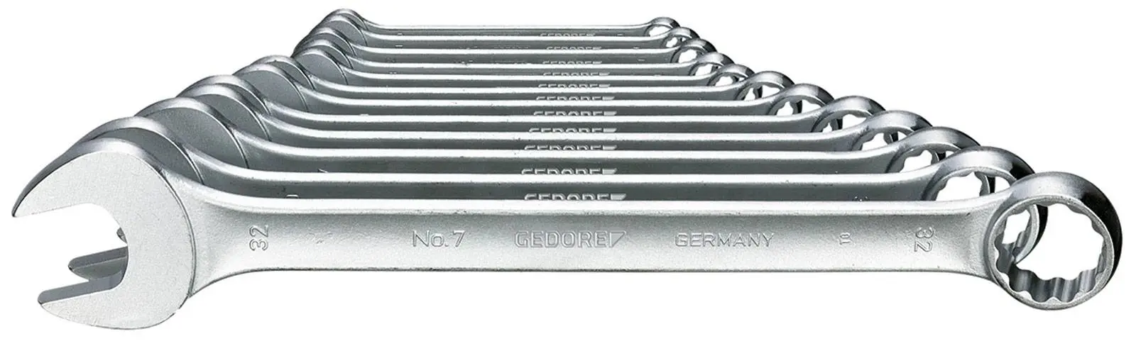 Produktfoto 1 von Gedore 6093150 Ring-Maulschluessel-Satz 12-teilig 10-32 mm