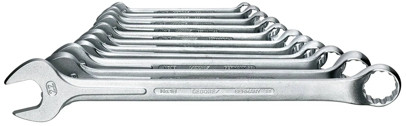 Produktfoto 1 von Gedore 6012250 Ring-Maulschluessel-Satz 11-teilig 8-22mm
