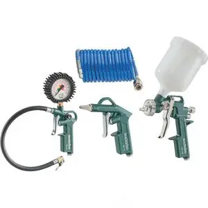 Produktfoto 1 von Metabo 601585000, Druckluftset LPZ 4 Set, 4-teilig, max. Druck 6 bar