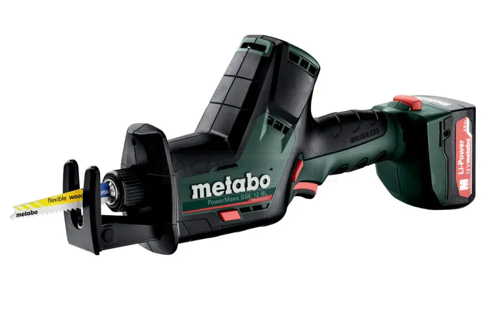 Produktfoto 1 von Metabo 602322500, PowerMaxx SSE 12 BL Akku-Säbelsäge