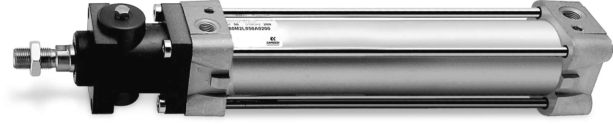Produktfoto 1 von Camozzi 60M3L100RL0700 ISO15552-Betätiger mit runder Hülse,Serie 60