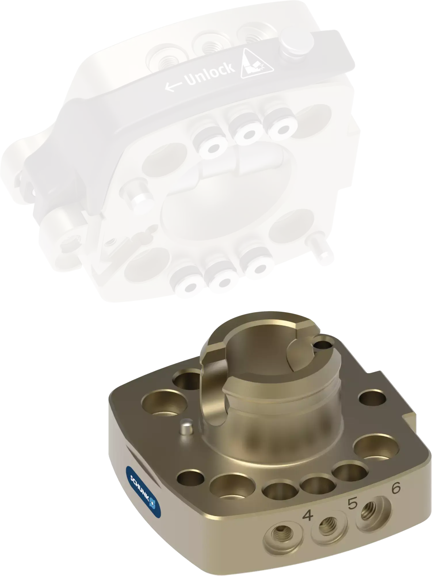 Produktfoto 1 von SCHUNK CMS 050-A-N, Manuelles Wechselsystem