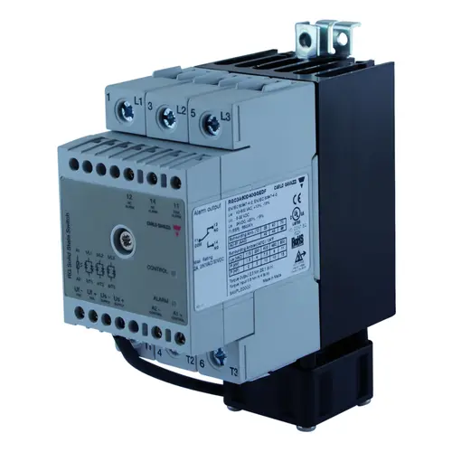Produktfoto 1 von Carlo Gavazzi RGC3A60D40GGEDF, 3P -SSC-DC IN-ZC 600V 3X40A 1200VP-E-CLP IN OTP